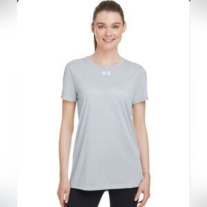 Under Armour Team Tech Short Sleeve T-Shirt Size M in Mod Grey Light Heather NWT